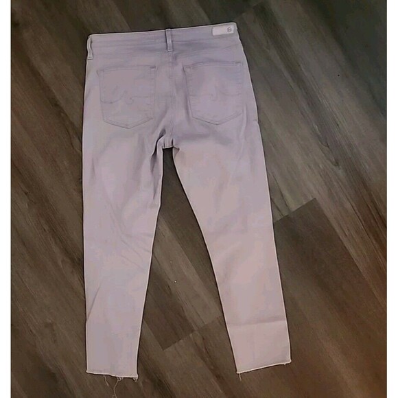 AG Adriano Goldshmied Jeans Womens 28R The Prima Crop Cigarette Crop Pink Rose - Picture 3 of 10